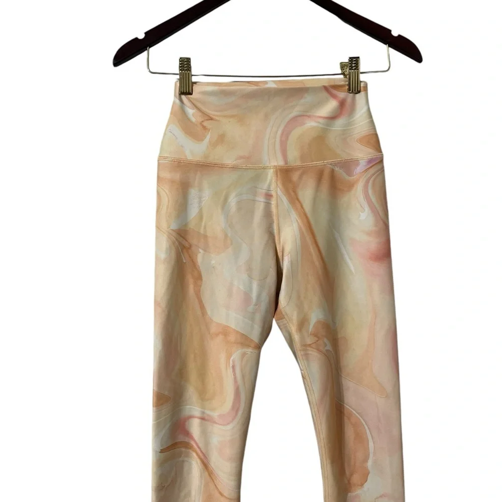 CARBON38 Swirl Pastel High Rise Yoga Leggings